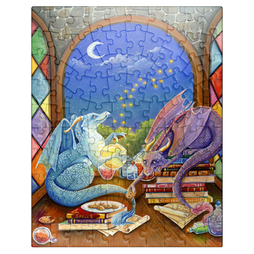 puzzleplate Magical Dragon Study 100 Jigsaw Puzzle