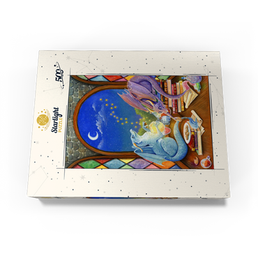 Magical Dragon Study 500 Jigsaw Puzzle box view3