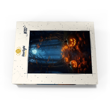 Haunted Forest with Glowing Jack-o'-Lanterns 1000 Jigsaw Puzzle box view3