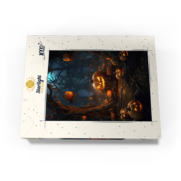 Enchanted Pumpkin Forest at Night 1000 Jigsaw Puzzle box view3