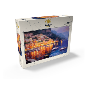 Positano at Twilight with Reflections 100 Jigsaw Puzzle box view2