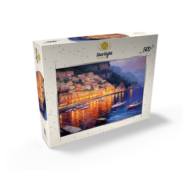 Positano at Twilight with Reflections 500 Jigsaw Puzzle box view2