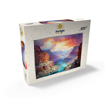 Grand Canyon Sunset Over Colorado River 1000 Jigsaw Puzzle box view2