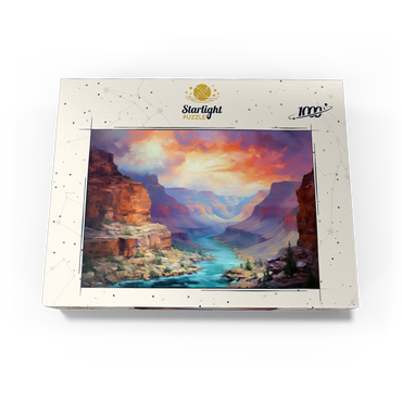 Grand Canyon Sunset Over Colorado River 1000 Jigsaw Puzzle box view3