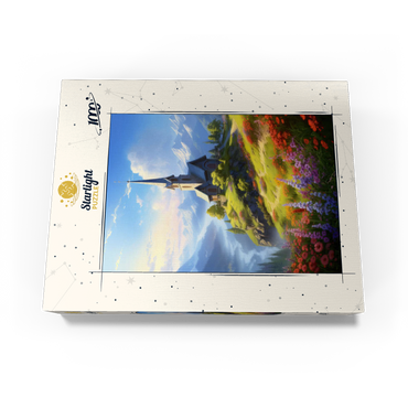 Hilltop Chapel with Mountain Views 1000 Jigsaw Puzzle box view3