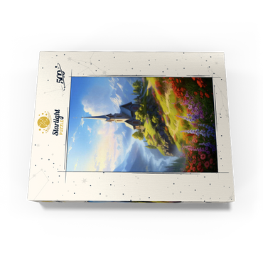 Hilltop Chapel with Mountain Views 500 Jigsaw Puzzle box view3