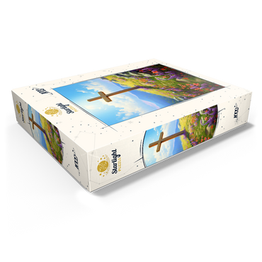 Hilltop Cross with Wildflower Bloom 1000 Jigsaw Puzzle box view1