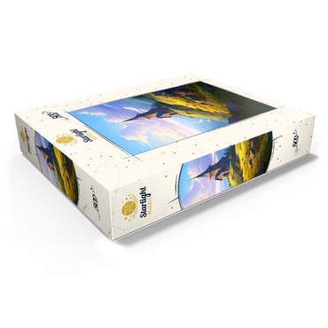 Mountain Chapel with Winding River View 500 Jigsaw Puzzle box view1