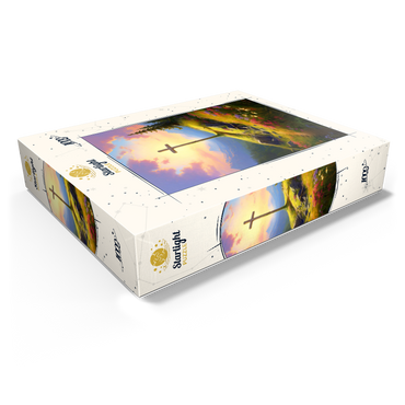 Sunlit Cross on Mountain Meadow 1000 Jigsaw Puzzle box view1