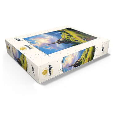 Chapel on a Sunlit Mountain 1000 Jigsaw Puzzle box view1
