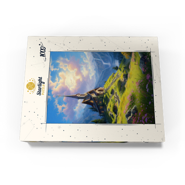 Chapel on a Sunlit Mountain 1000 Jigsaw Puzzle box view3
