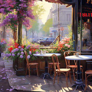 Parisian Sidewalk Café in Bloom 500 Jigsaw Puzzle 3D Modell