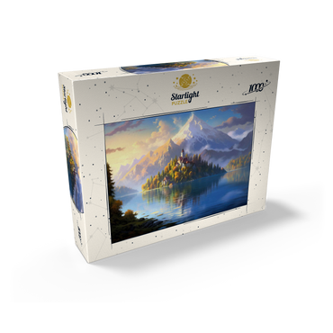 Lake Bled Island and Alpine Peaks 1000 Jigsaw Puzzle box view2