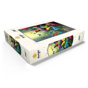 Butterflies in Blooming Enchanted Garden 1000 Jigsaw Puzzle box view1