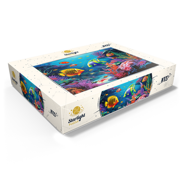 Vibrant Tropical Coral Reef Scene 1000 Jigsaw Puzzle box view1