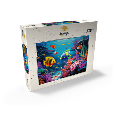Vibrant Tropical Coral Reef Scene 1000 Jigsaw Puzzle box view2