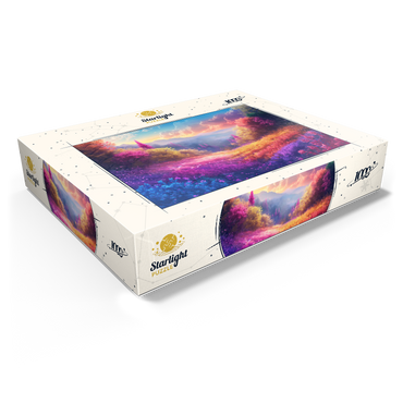 Vivid Rainbow Forest Valley 1000 Jigsaw Puzzle box view1