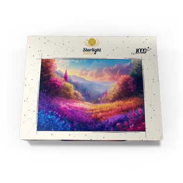 Vivid Rainbow Forest Valley 1000 Jigsaw Puzzle box view3