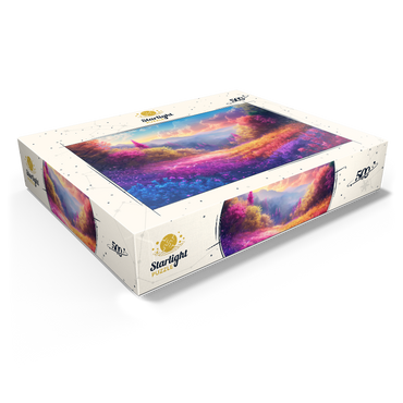 Vivid Rainbow Forest Valley 500 Jigsaw Puzzle box view1