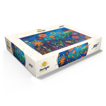Starry Night Flower Meadow 1000 Jigsaw Puzzle box view1