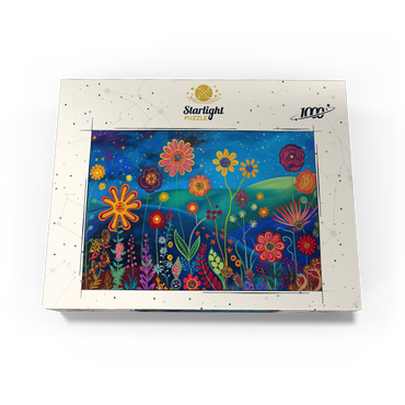 Starry Night Flower Meadow 1000 Jigsaw Puzzle box view3