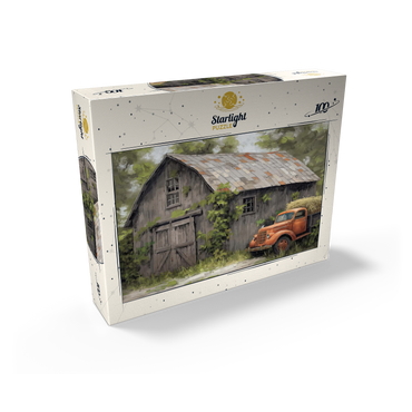 Rustic Barn and Vintage Hay Truck 100 Jigsaw Puzzle box view2