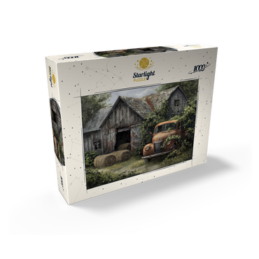Weathered Barn with Classic Rusty Truck 1000 Jigsaw Puzzle box view2