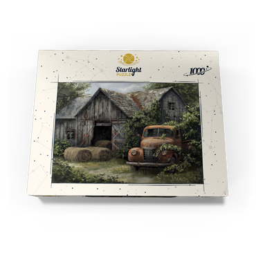 Weathered Barn with Classic Rusty Truck 1000 Jigsaw Puzzle box view3