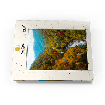 Autumn Mountain Valley with Flowing River 1000 Jigsaw Puzzle box view3