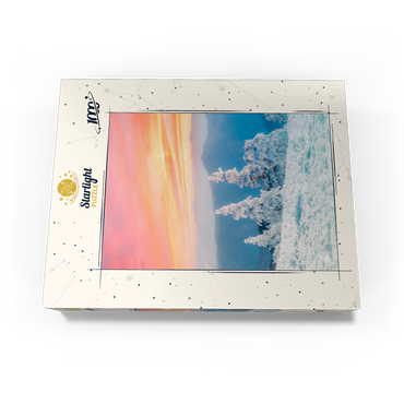 Snow-Covered Trees at Sunset in Winter Mountains 1000 Jigsaw Puzzle box view3