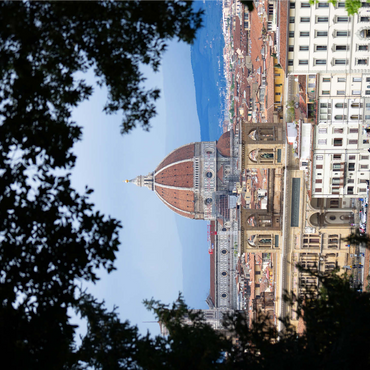 Florence Cathedral Framed by Trees 1000 Jigsaw Puzzle 3D Modell