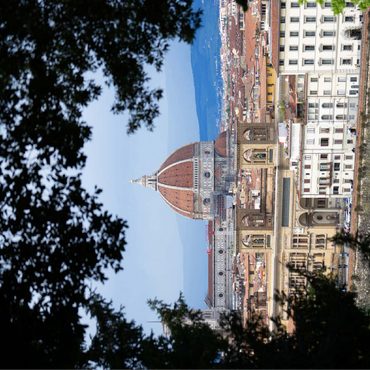 Florence Cathedral Framed by Trees 100 Jigsaw Puzzle 3D Modell