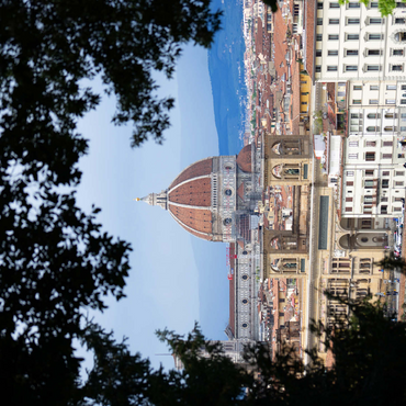 Florence Cathedral Framed by Trees 500 Jigsaw Puzzle 3D Modell