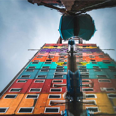 Colorful Houses Along Burano Canal 1000 Jigsaw Puzzle 3D Modell