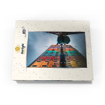 Colorful Houses Along Burano Canal 100 Jigsaw Puzzle box view3