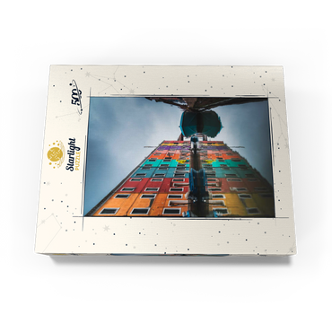 Colorful Houses Along Burano Canal 500 Jigsaw Puzzle box view3