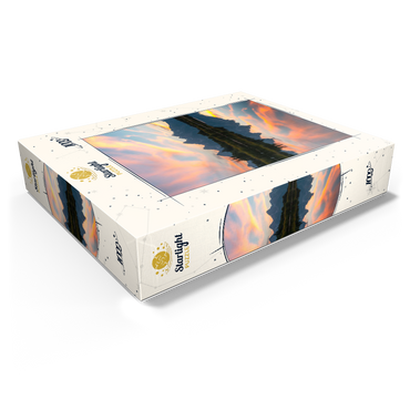 Sunset Reflection Over Mountain Lake 1000 Jigsaw Puzzle box view1