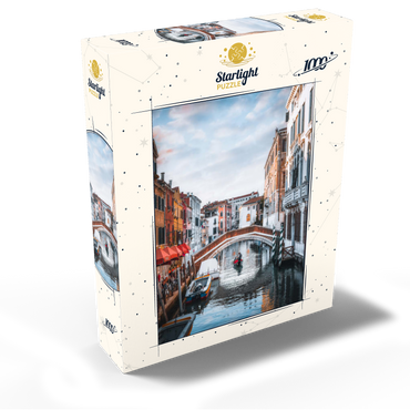 Charming Venetian Canal with Bridge 1000 Jigsaw Puzzle box view2