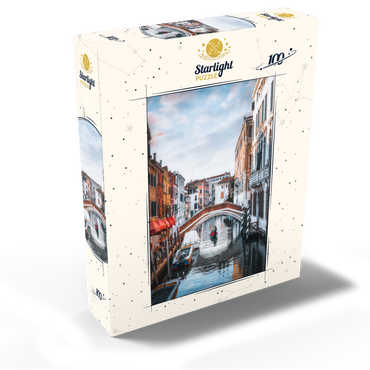 Charming Venetian Canal with Bridge 100 Jigsaw Puzzle box view2