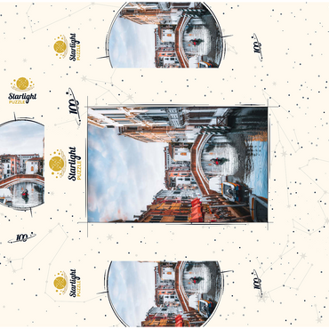 Charming Venetian Canal with Bridge 100 Jigsaw Puzzle box 3D Modell