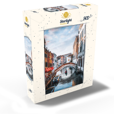 Charming Venetian Canal with Bridge 500 Jigsaw Puzzle box view2