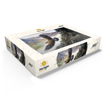 Golden Eagle Soaring Over Mountain Nest 1000 Jigsaw Puzzle box view1