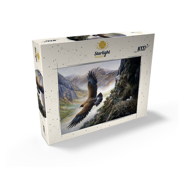 Golden Eagle Soaring Over Mountain Nest 1000 Jigsaw Puzzle box view2