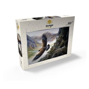 Golden Eagle Soaring Over Mountain Nest 500 Jigsaw Puzzle box view2