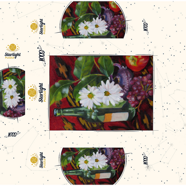 Still Life with Daisies and Fruit 1000 Jigsaw Puzzle box 3D Modell