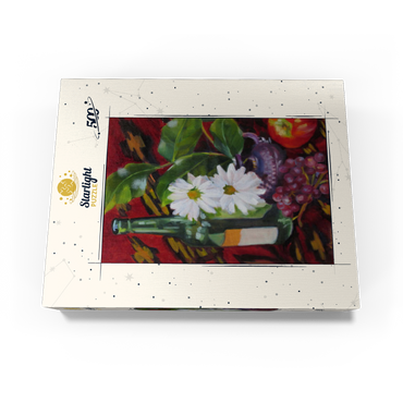 Still Life with Daisies and Fruit 500 Jigsaw Puzzle box view3