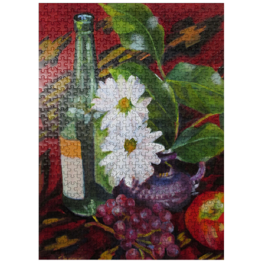 puzzleplate Still Life with Daisies and Fruit 500 Jigsaw Puzzle