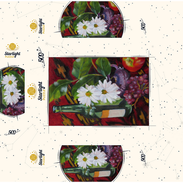 Still Life with Daisies and Fruit 500 Jigsaw Puzzle box 3D Modell