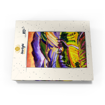 Vibrant Tuscan Countryside Landscape 100 Jigsaw Puzzle box view3