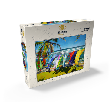 Tropical Breeze and Vibrant Fabrics 1000 Jigsaw Puzzle box view2